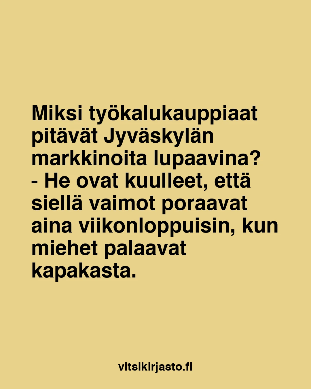 Miksi työkalukauppiaat pitävät Jyväskylän markkinoita lupaavina?