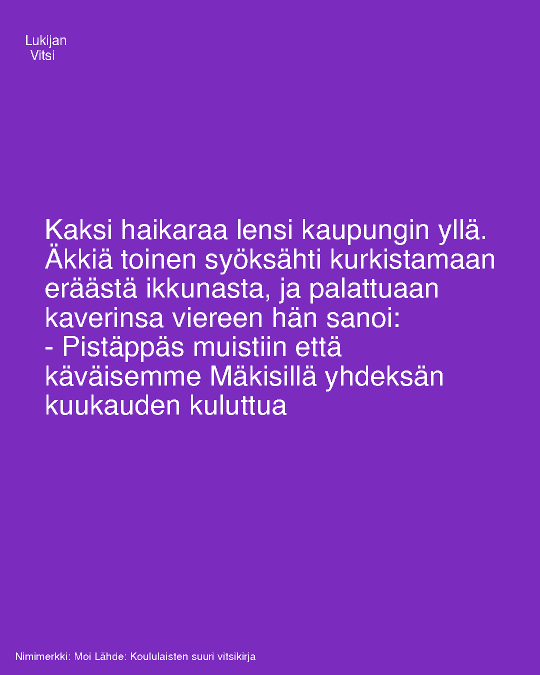 Kaksi haikaraa lensi kaupungin yllä