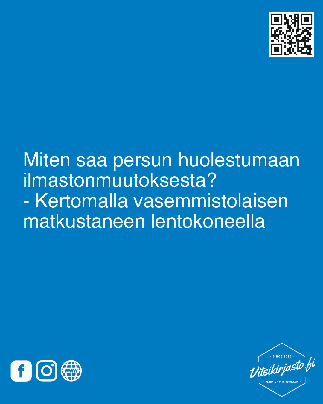 Miten saa persun huolestumaan ilmastonmuutoksesta?